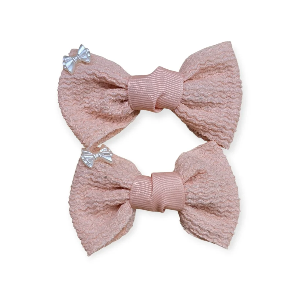 2-‎ Pack of Bow Hair Accessories| Available in Pink, Blue, OR Purple